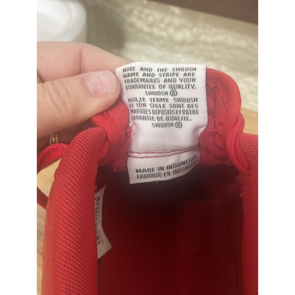 Nike Air Force 1 Low University Red Gum White Youth Boy's 7 Model # 596728-611 - Picture 11 of 15